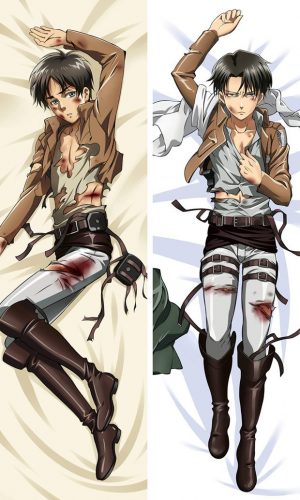 Attack on Titan Eren Yeager & Levi  - Anime Huggling Multi Size Long - ABP-UK-665