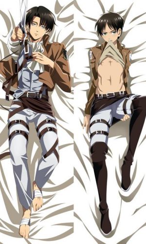 Attack on Titan Levi & Eren Yeager  - Anime Dakimakura  Anime On Sale - ABP-UK-689