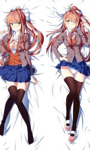 Doki Literature Club!(DDLC) Monika  - Multi Size Long Pillow CasesJapanese Cute - ABP-UK-941