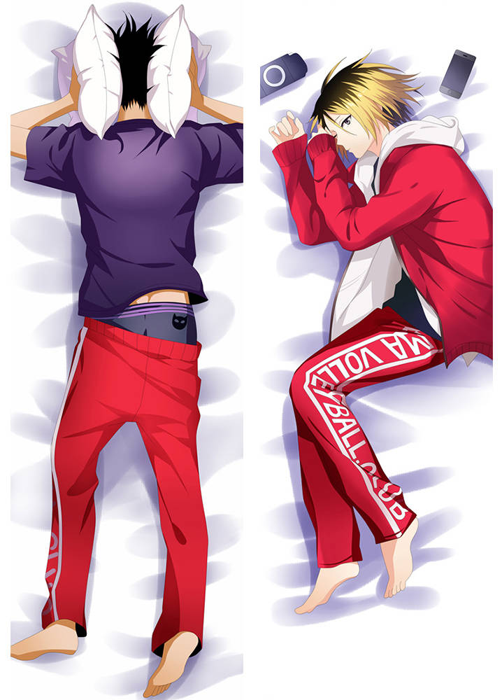 Haikyu!! Tetsurou Kuroo & Kenma Kozume - Japanese Huggling Pillow Case - ABP-UK-1602