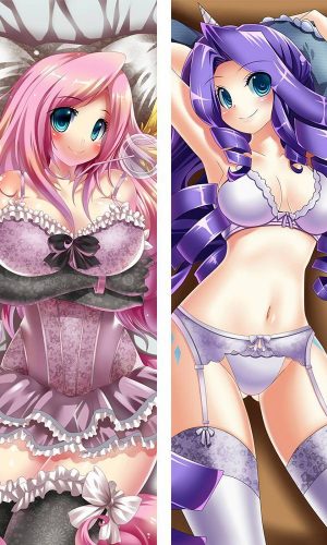 My Little Pony(MLP) Fluttershy & Rarity  - Pillow Cases Japanese Cases - ABP-UK-1302