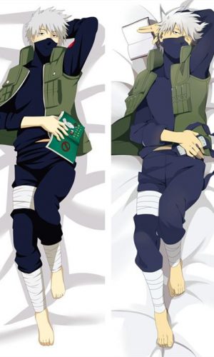 Naruto Kakashi Hatake Anime Body Pillow Case  - Japanese Multi Size Long Anime Dakimakura  - ABP-UK-1314