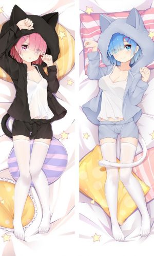 Re:Zero RAM & REM  - Pillow CasesJapanese Anime Cute - ABP-UK-1481