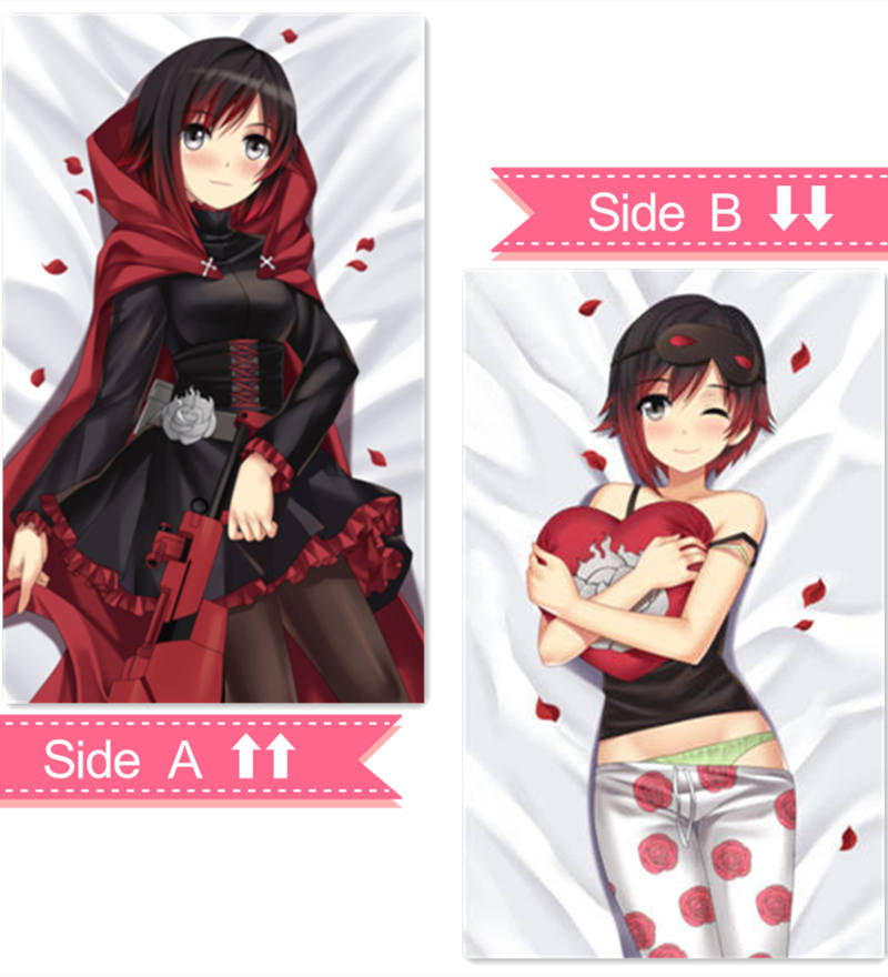 RWBY Ruby - Pillow Cases Hugging Daki - ABP-UK-70