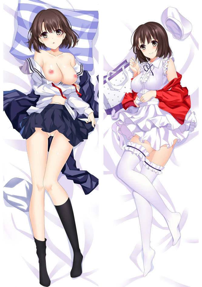 Saekano Katou Megumi - Anime Body Dakimakura Pillow Cases - ABP-UK-1886